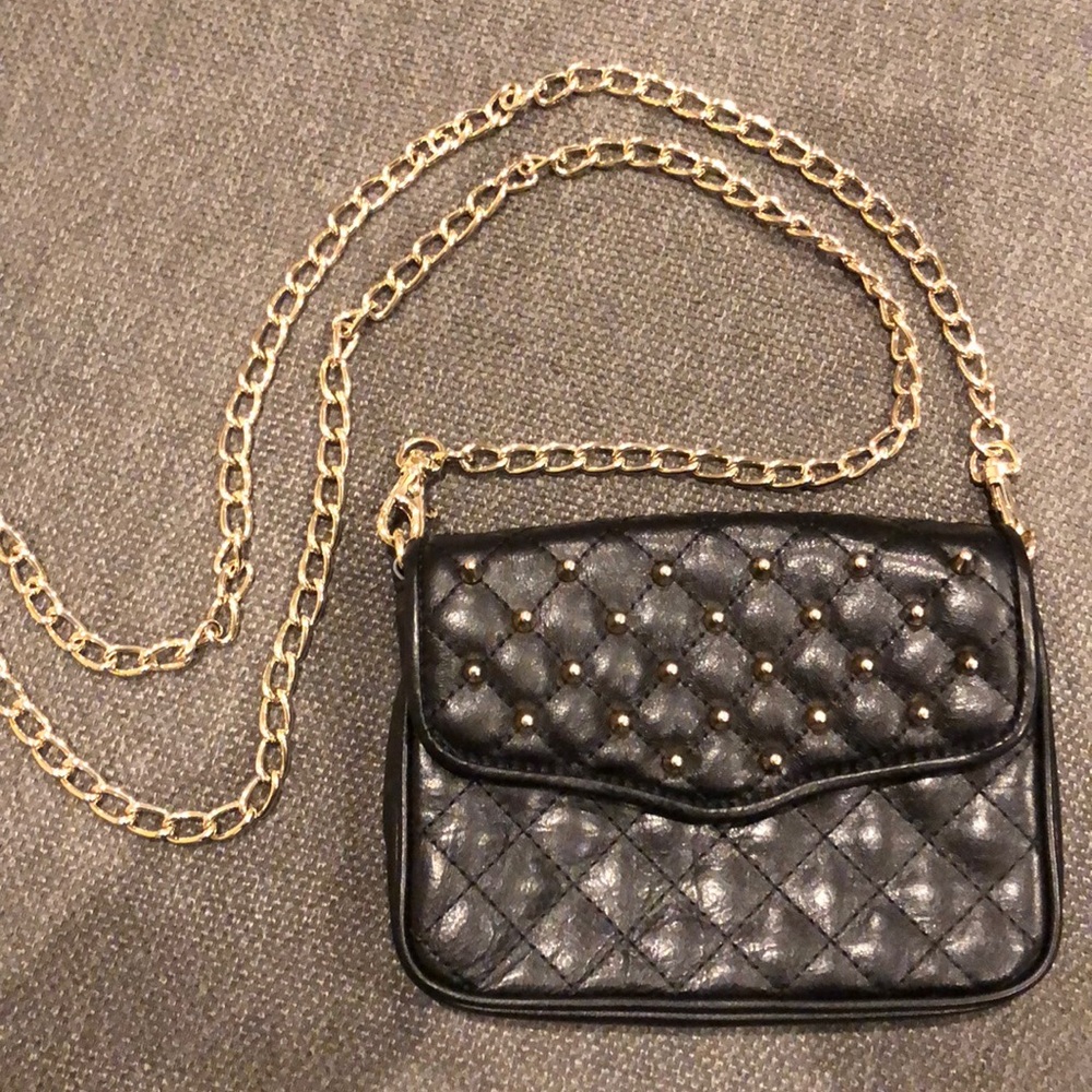 Rebecca Minkoff small black leather crossbody
